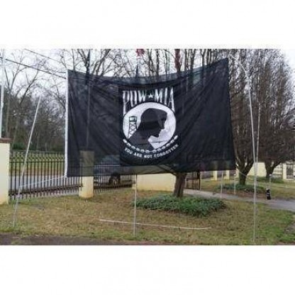 POW/MIA Double Knitted Nylon 6 x 10 Flag