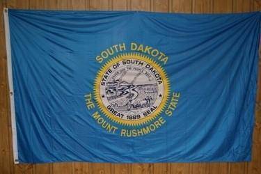 South Dakota Knitted Nylon 5 x 8 Flag