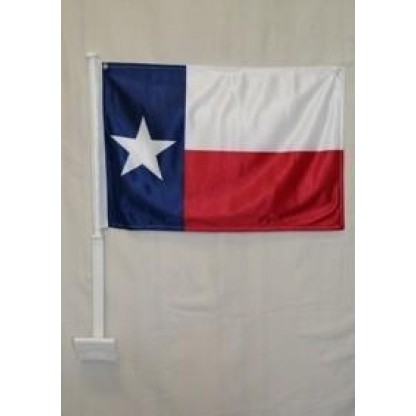 Texas Double Sided Car Flag