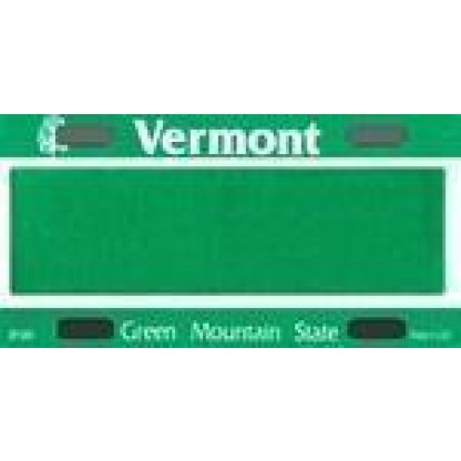 Vermont State Blank Bike Plates
